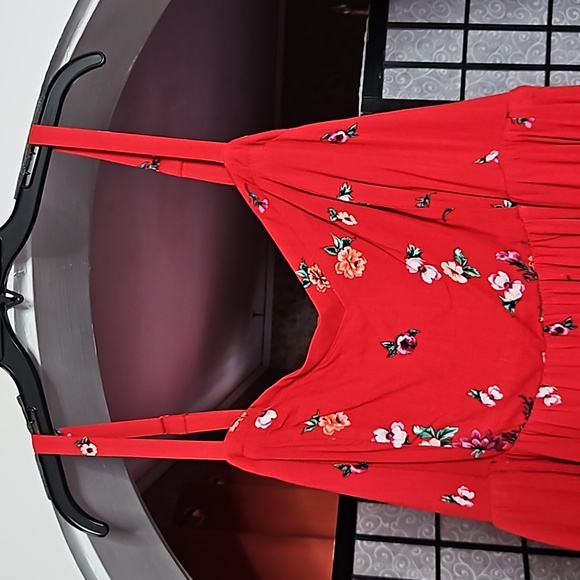 Torrid pink floral dress size 2 - Picture 3 of 15